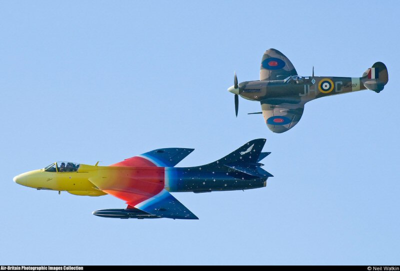 J-4104 & Spitfire