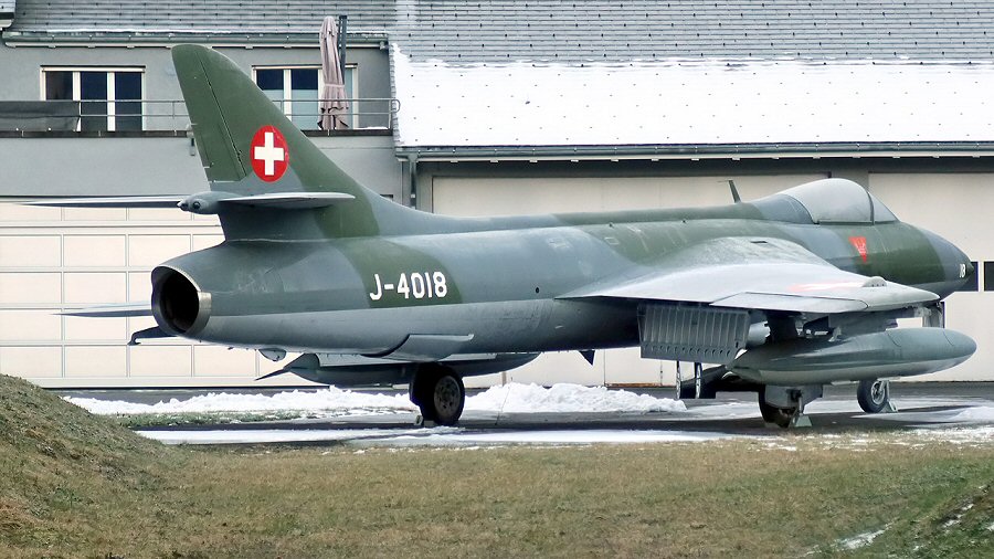 J-4018 at RUAG, Interlaken